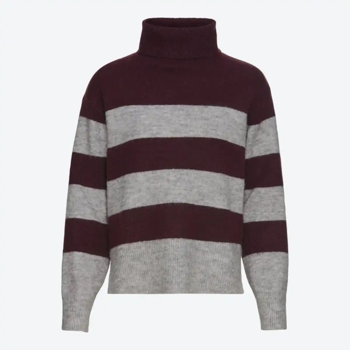 Bild 2 von Damen-Ringelpullover mit Rollkragen