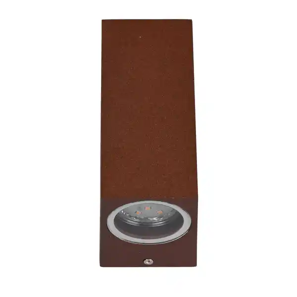 Bild 4 von Trio Außenwandleuchte Roya Eckig Rostfarbig