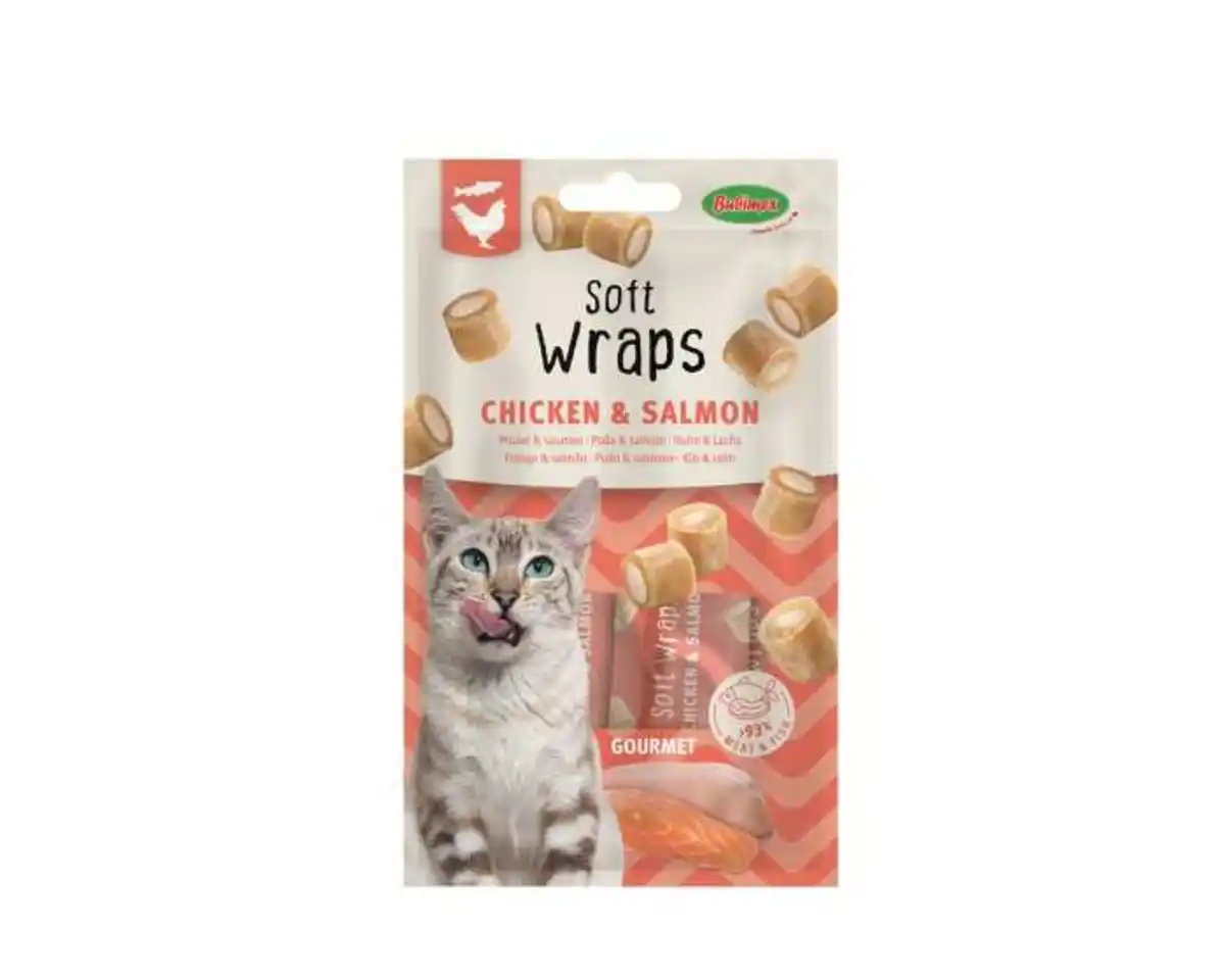 Bild 1 von Katzensnack Wraps 3x30g Huhn+Lachs