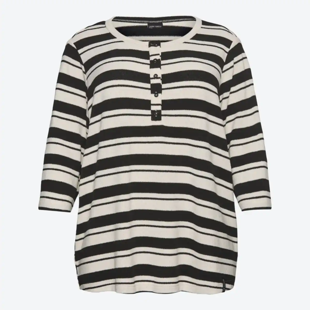 Bild 2 von Damen-Shirt im Streifen-Design, große Größen