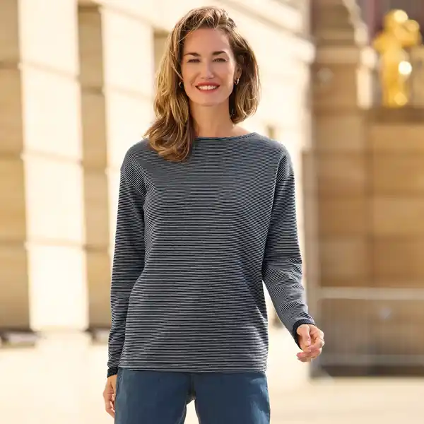 Bild 1 von Damen-Langarmshirt aus Doubleface-Material