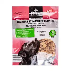 Steakfilet Happen- Lachs und Kabeljau