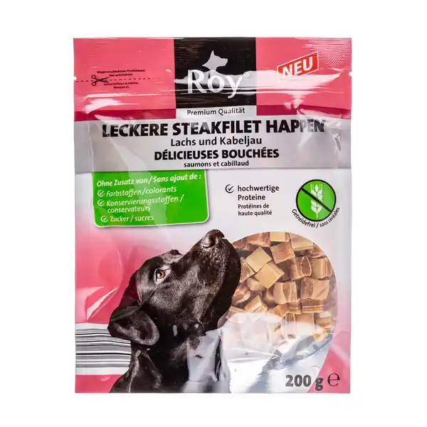 Bild 1 von Steakfilet Happen- Lachs und Kabeljau
