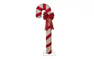 Stehleuchte Candycane, rot/weiß, 150 cm