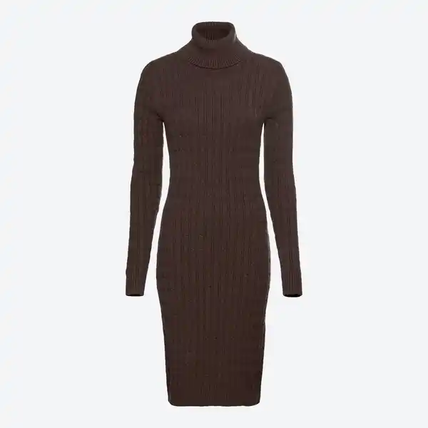 Bild 3 von Damen-Strickkleid mit Rollkragen