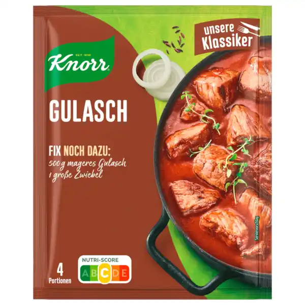 Bild 1 von Knorr Fix Gulasch 49g