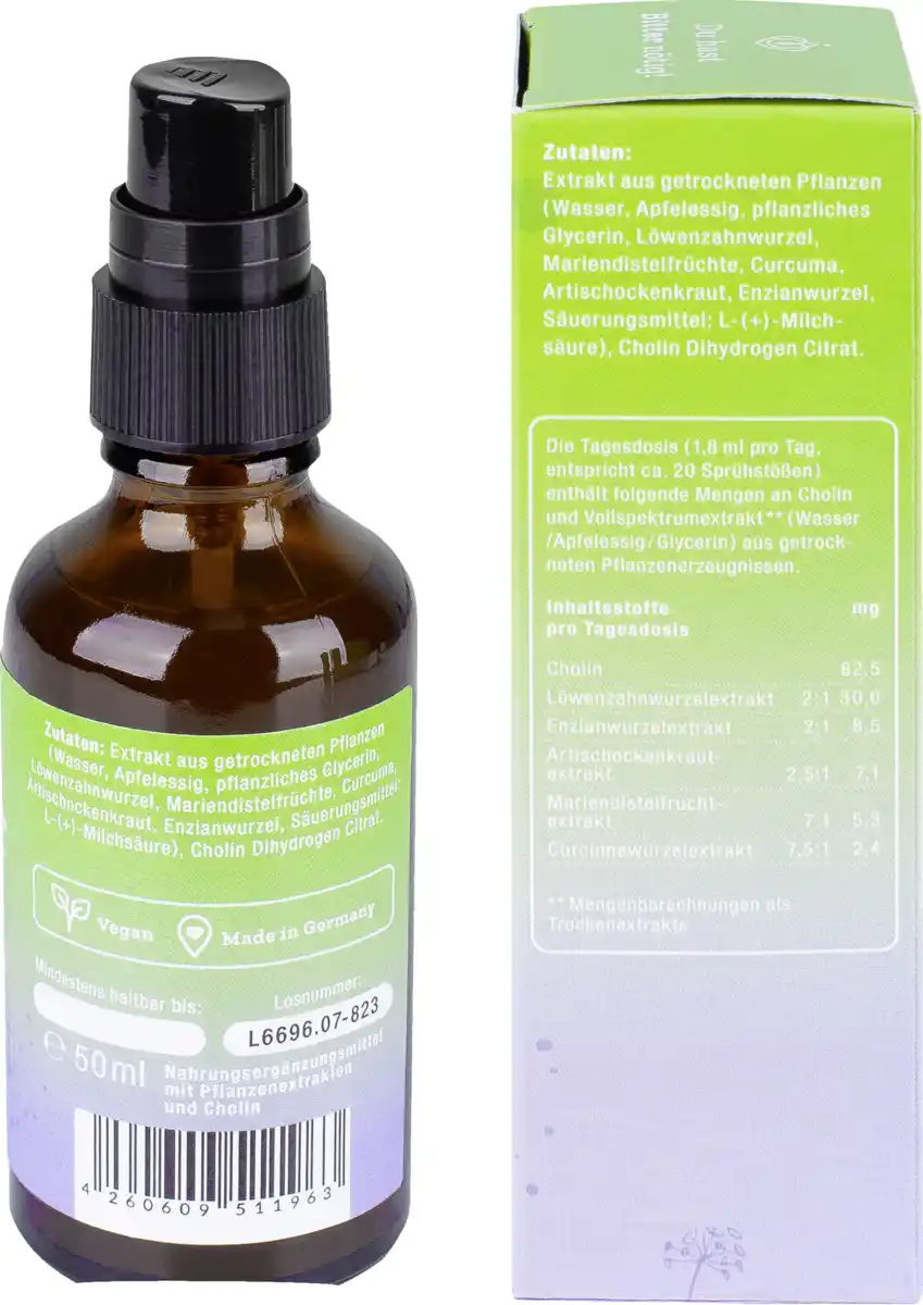 Bild 2 von BitterLiebe Bitter Leber Komplex Spray, 50 ml