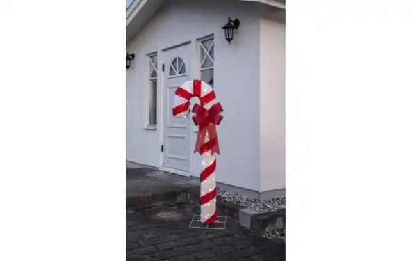 Bild 3 von Stehleuchte Candycane, rot/weiß, 150 cm