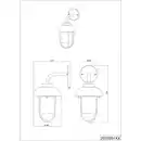 Bild 2 von Trio Außenwandleuchte Duero rostfarbig