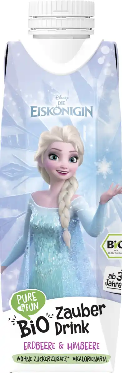 Bild 1 von Pure&Fun Bio Die Eiskönigin Beerenzauber Erdbeere & Himbeere, 300 ml