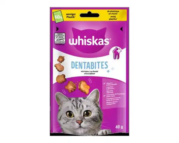 Bild 1 von Katzensnack Whiskas 40g Dentabites Huhn
