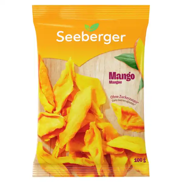 Bild 1 von Seeberger Mangos ungezuckert 100g