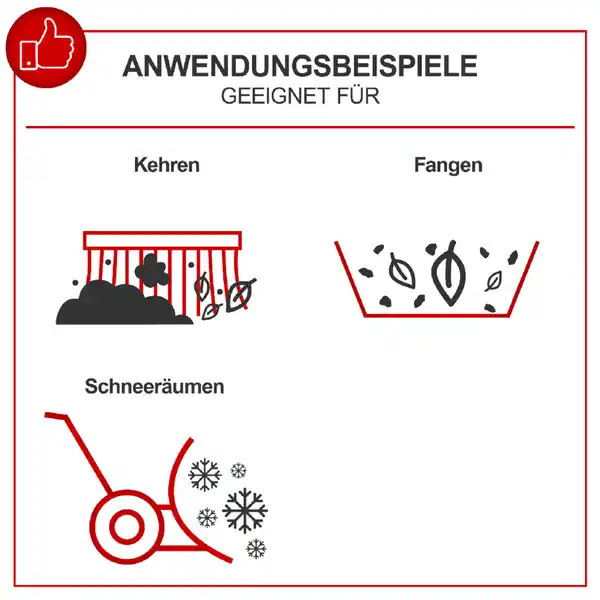 Bild 2 von Kehrmaschine SC2200PE mit Sammelbehälter und Schneeschild