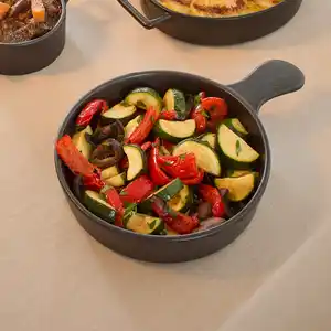 Servierpfanne mit Griff