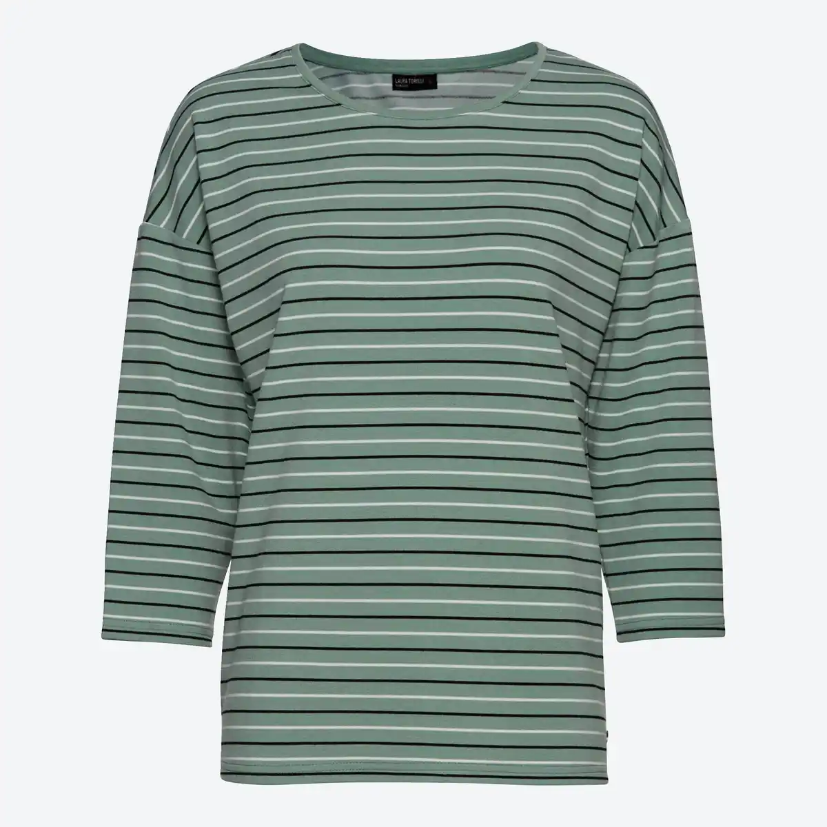 Bild 1 von Damen-Langarmshirt in gestreiftem Design