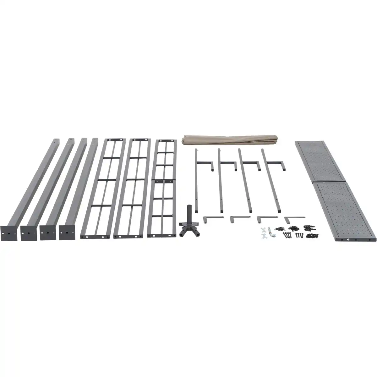 Bild 2 von Siena Garden Pavillon BBQ Taupe TxB: 244 cm x 127 cm