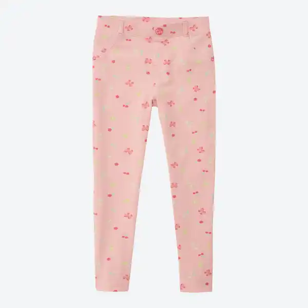 Bild 1 von Kinder-Mädchen-Sweatleggings mit Allover-Print