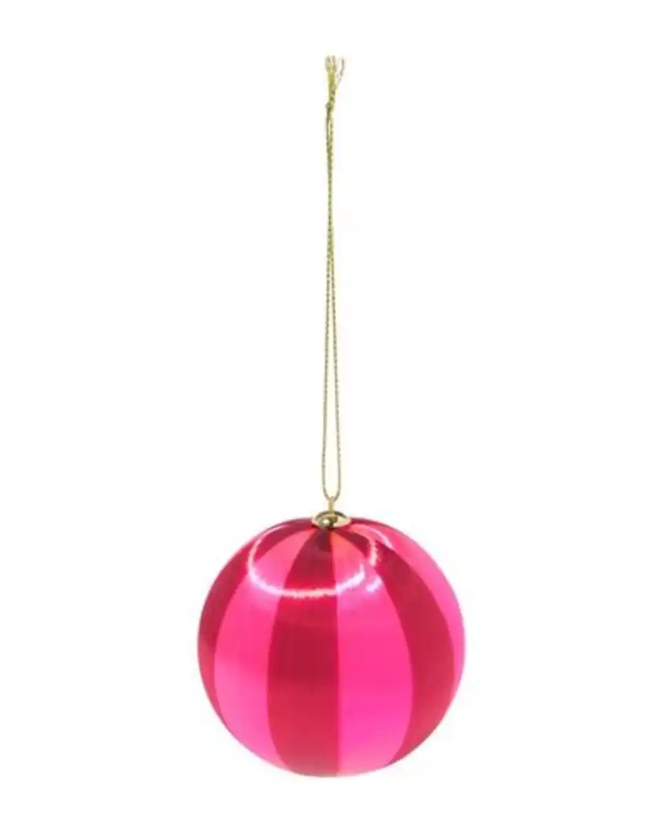 Bild 1 von Christbaumkugel, 6,9 cm, Satin, Rot-Lila