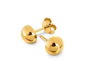 375 Gold Ohrstecker Kugel