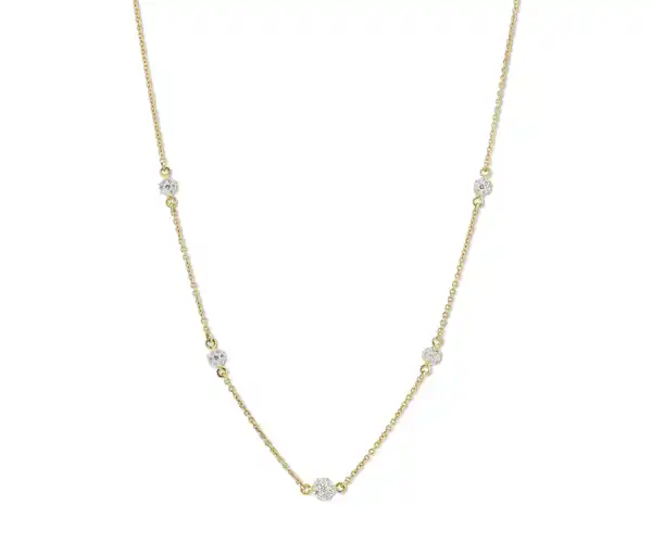 Bild 1 von 585 Gold Collier, 35 Diamanten