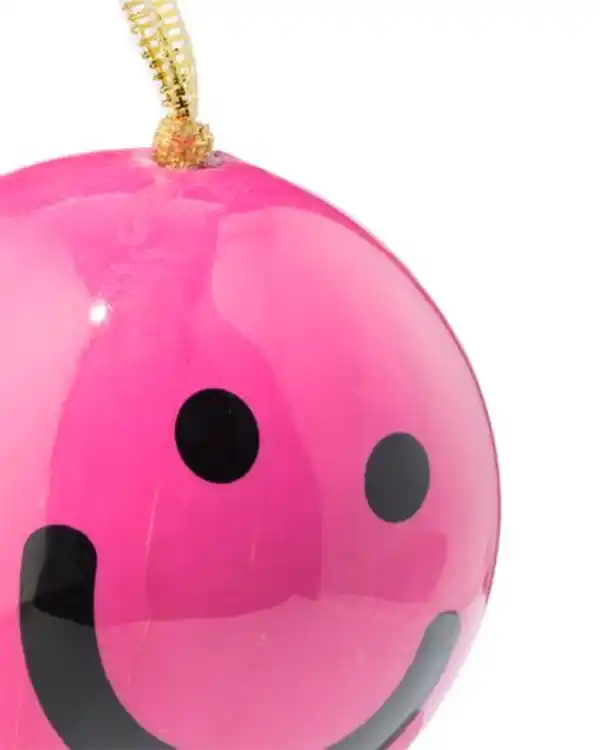 Bild 2 von Christbaumkugel 6 cm, Papier, Gesicht, rosa