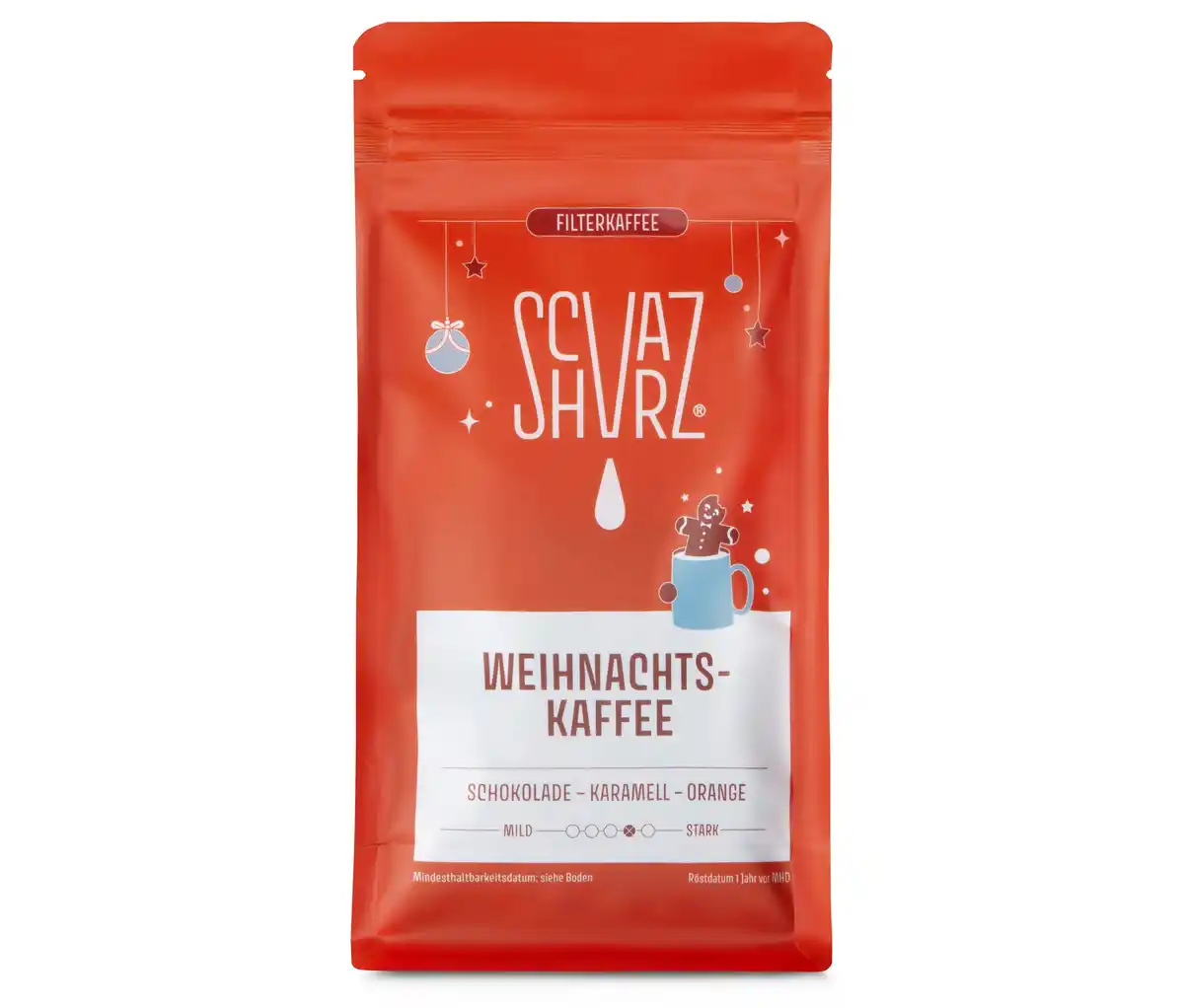 Bild 1 von Schvarz - Weihnachtskaffee Filterkaffee - 250 g Ganze Bohne
