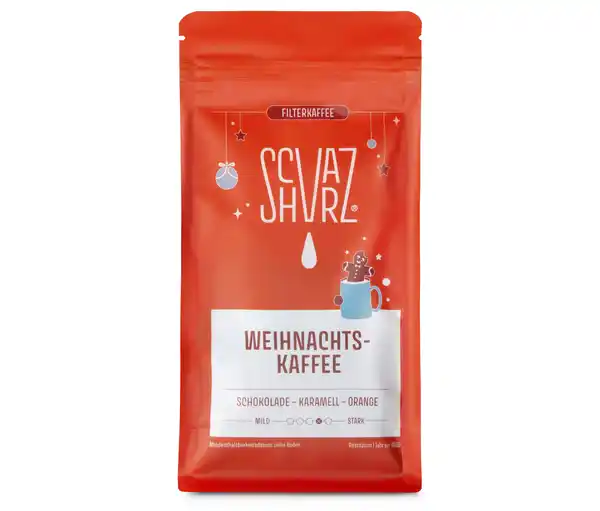 Bild 1 von Schvarz - Weihnachtskaffee Filterkaffee - 250 g Ganze Bohne