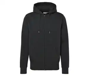 Kapuzenjacke, anthrazit meliert