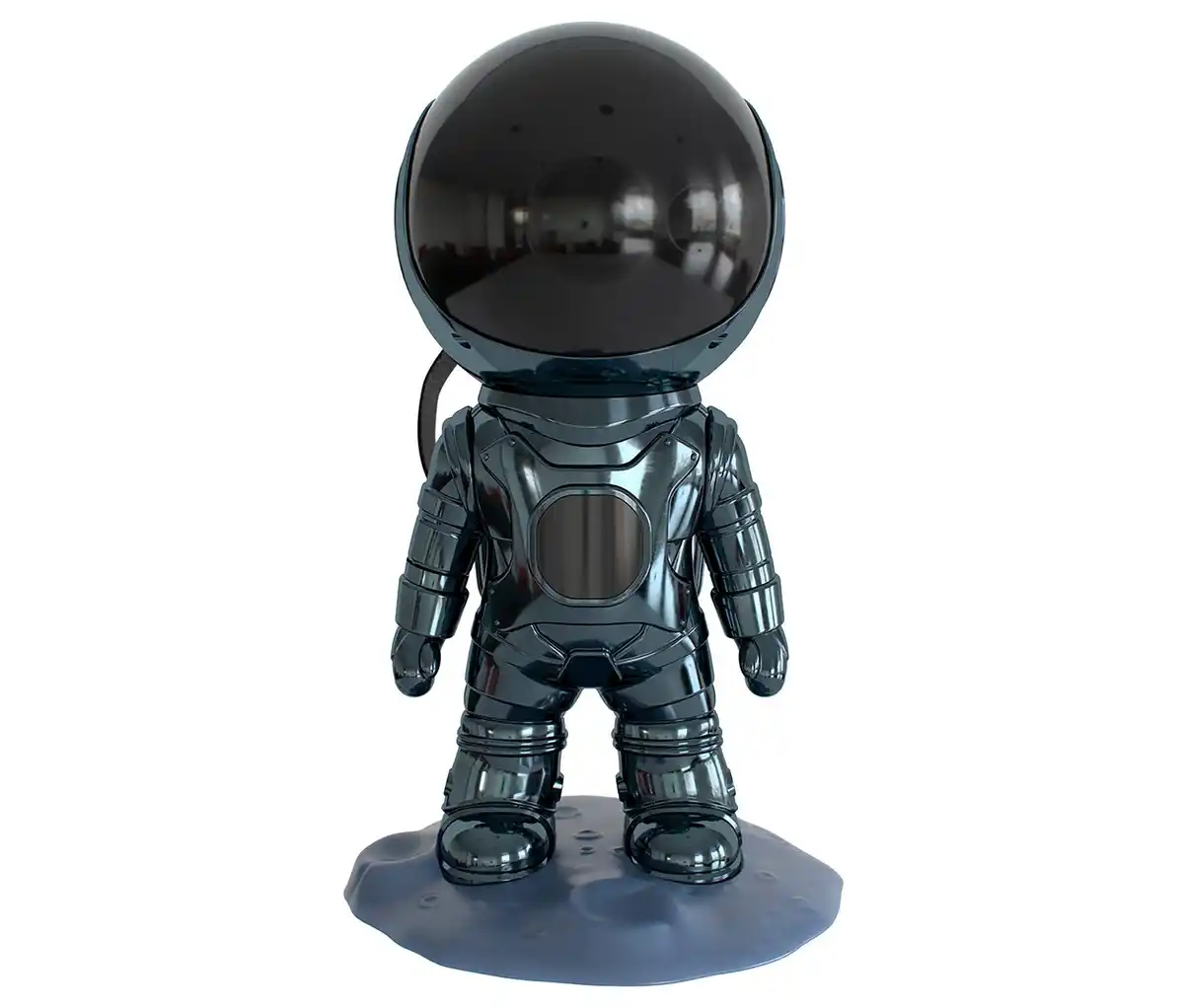 Bild 1 von Astronaut mit Projektor und Lautsprecher