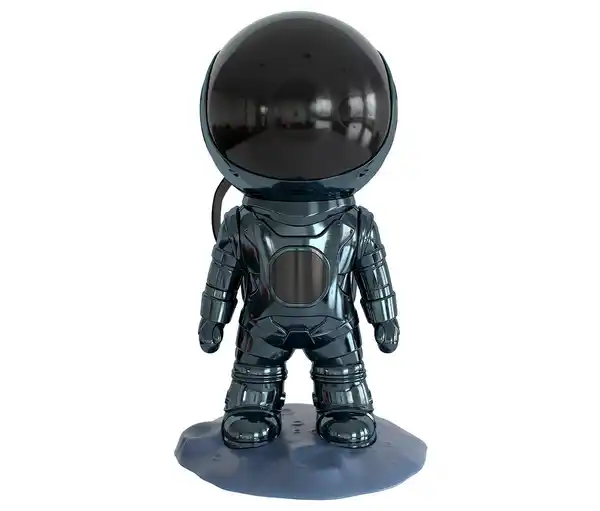 Bild 1 von Astronaut mit Projektor und Lautsprecher