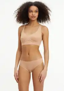 Calvin Klein Underwear Bikinislip BIKINI mit feinem Rippbund, Beige