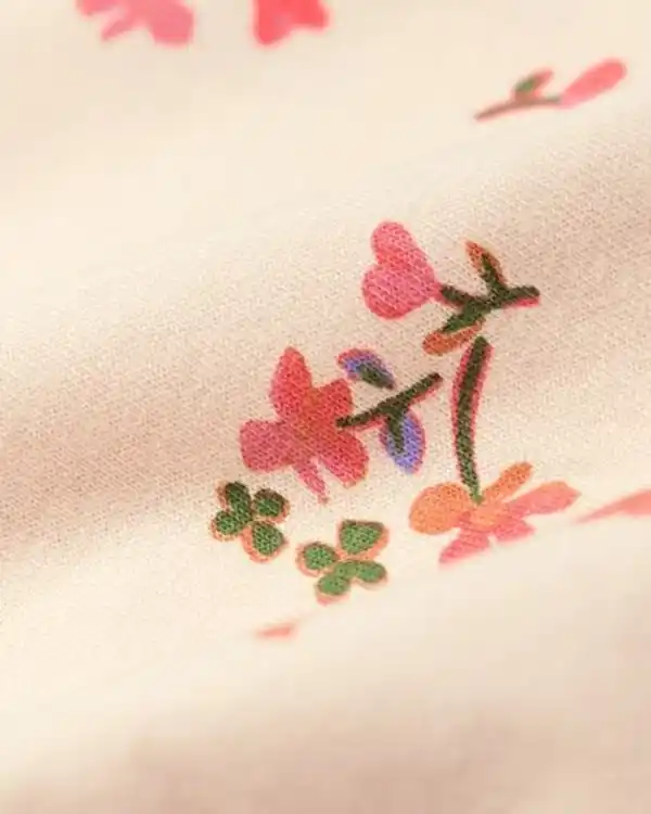 Bild 4 von Babyschlafanzug mit Blumen rosa