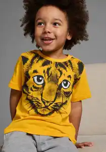 KIDSWORLD T-Shirt LITTLE TIGER, Gelb