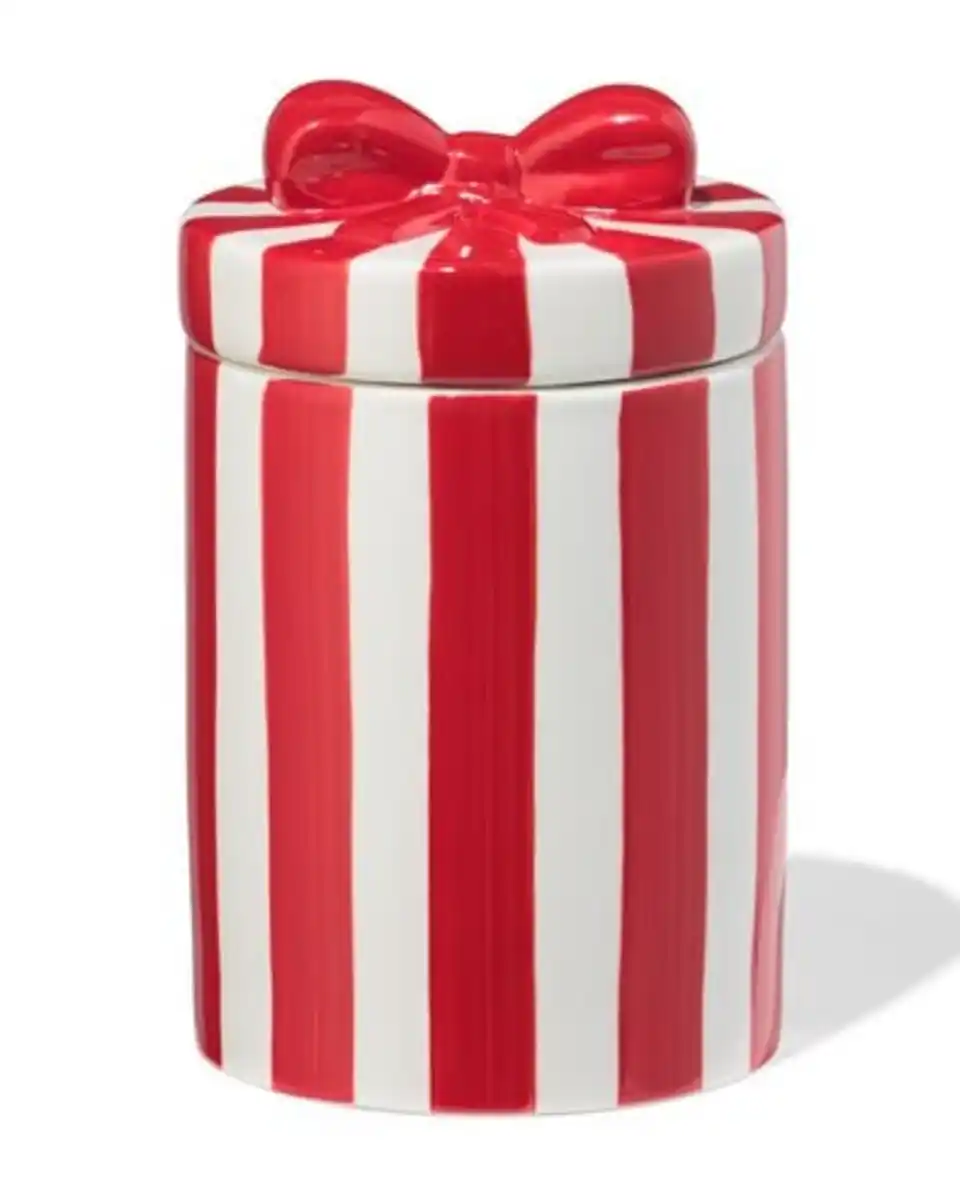 Bild 1 von Topf ⌀ 10 × 14 cm, Keramik, Schleife, Rot