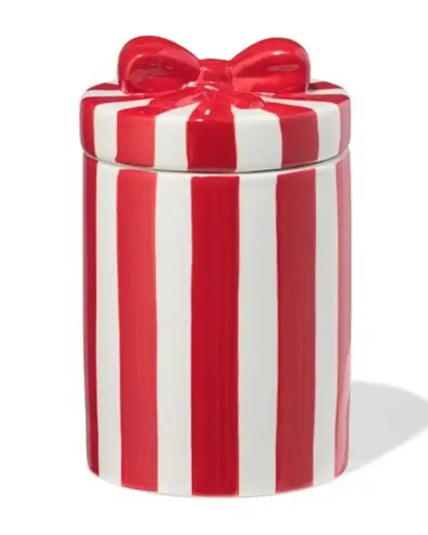 Bild 1 von Topf ⌀ 10 × 14 cm, Keramik, Schleife, Rot