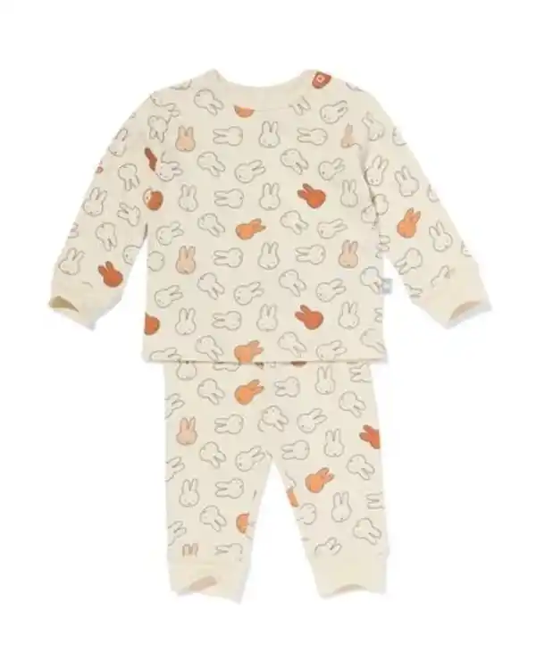 Bild 1 von Miffy Babyschlafanzug beige