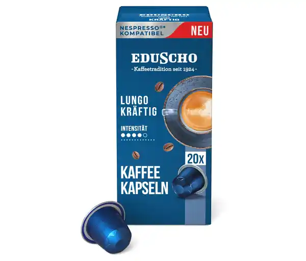 Bild 1 von Eduscho Lungo Kräftig - 20 Kapseln