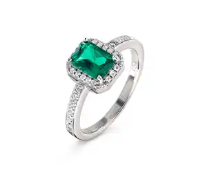 Ring 925 Silber »Royal Green«