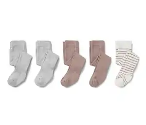 5 Paar Baby-Strumpfhosen