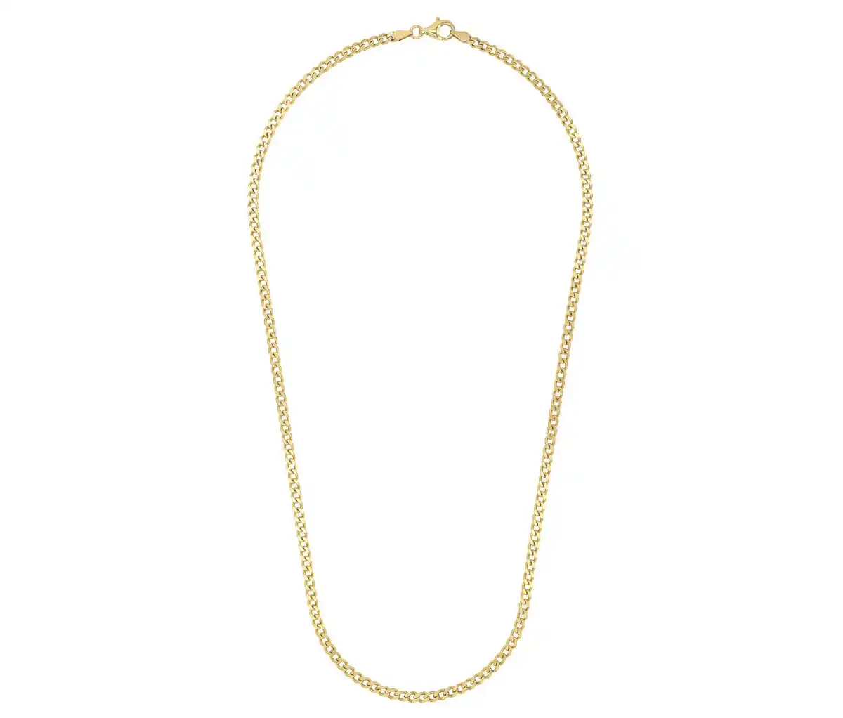 Bild 1 von Amor 925 Silber Herren-Halsschmuck, vergoldet, »Panzer«