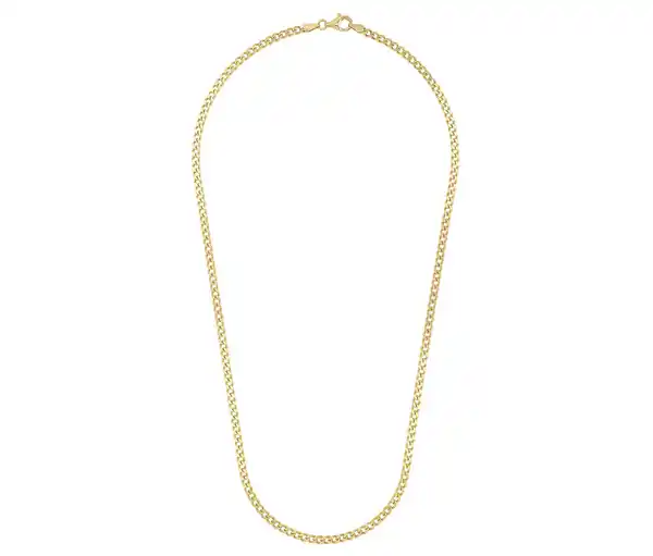 Bild 1 von Amor 925 Silber Herren-Halsschmuck, vergoldet, »Panzer«