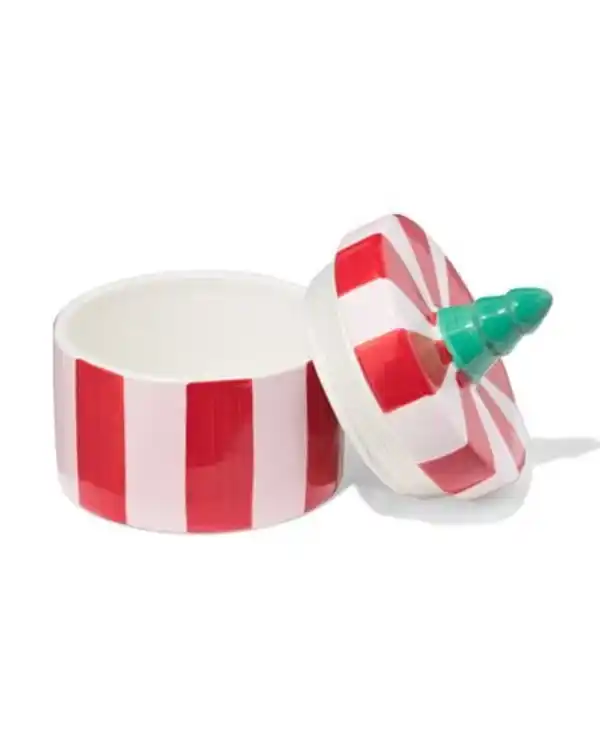 Bild 3 von Topf, 10 × 7,5 × 10 cm, Keramik, rot