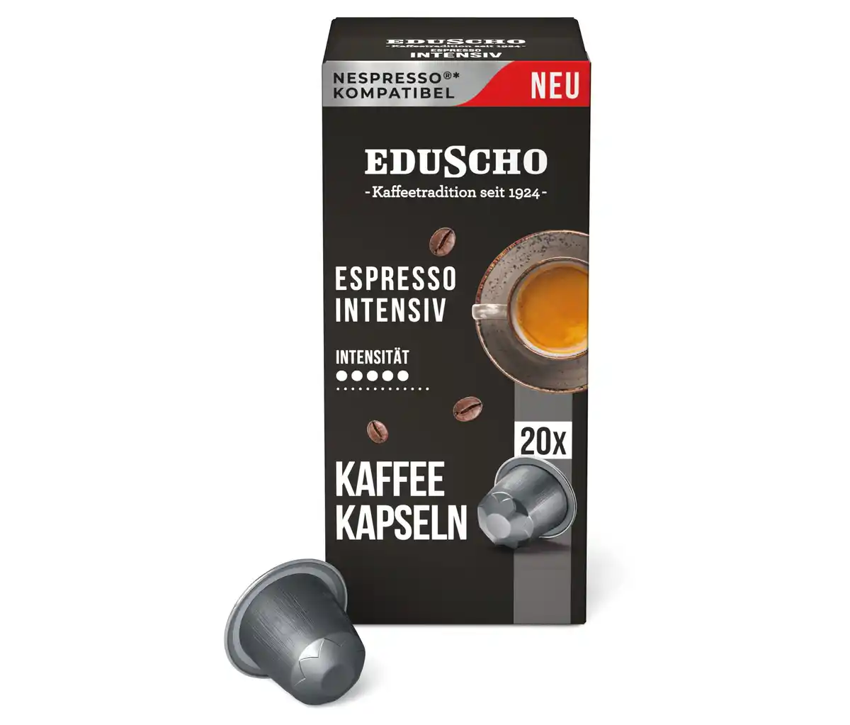 Bild 1 von Eduscho Espresso Intensiv - 20 Kapseln