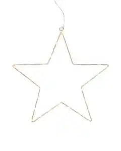 Stern 28,5 × 28 cm mit 30 LED-Leuchten