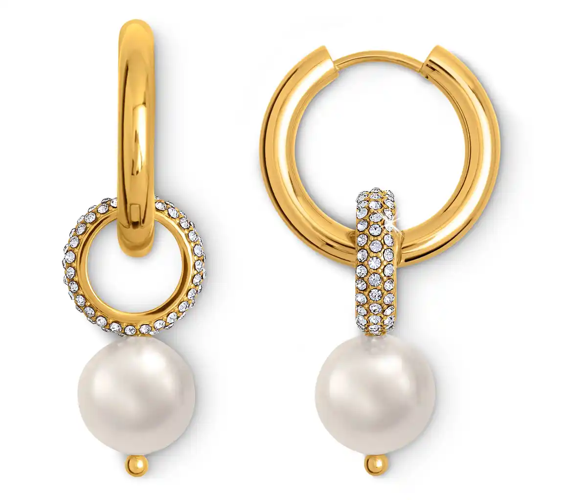 Bild 1 von Creolen mit Perle