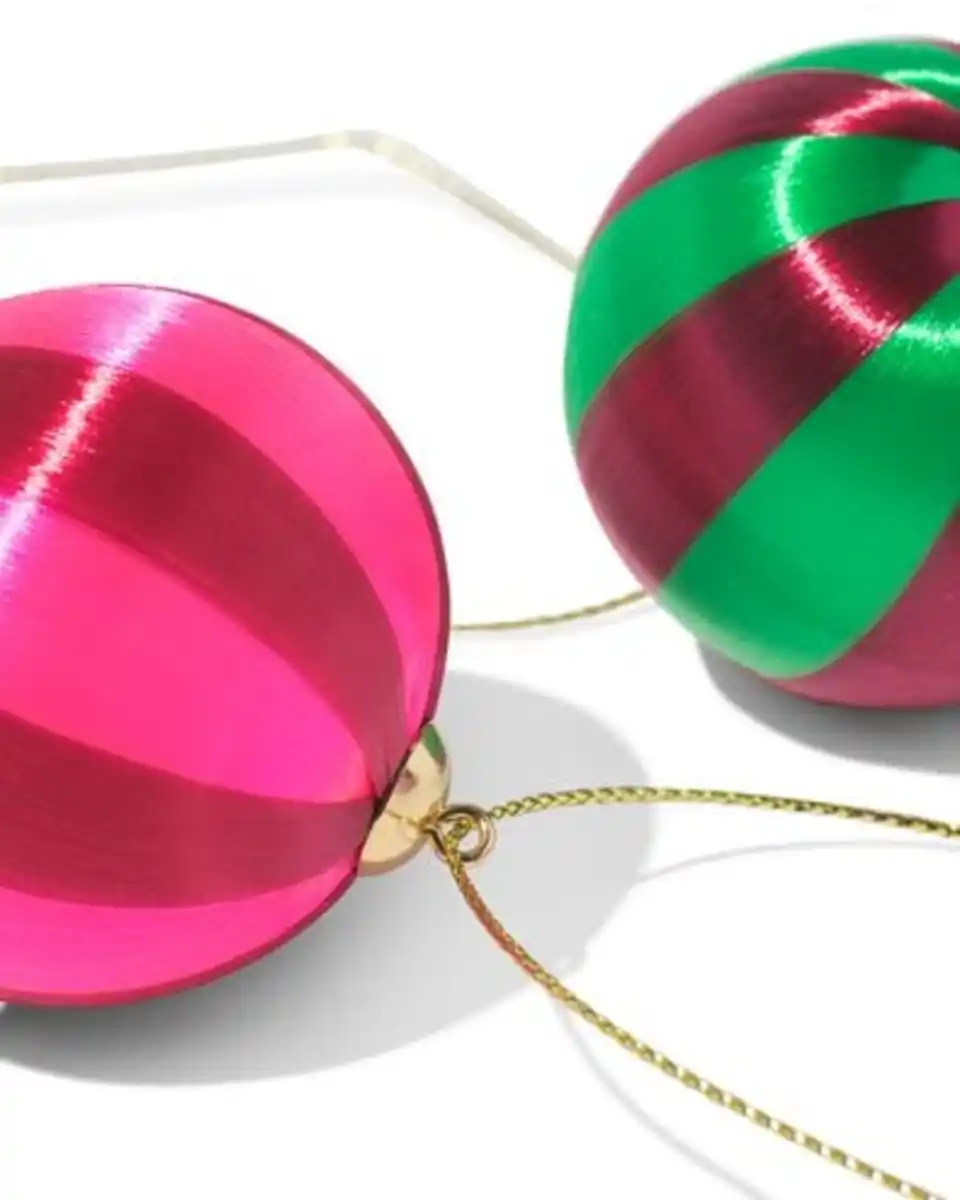 Bild 3 von Christbaumkugeln, Set, 4,4 cm, Satin – 6 Stück