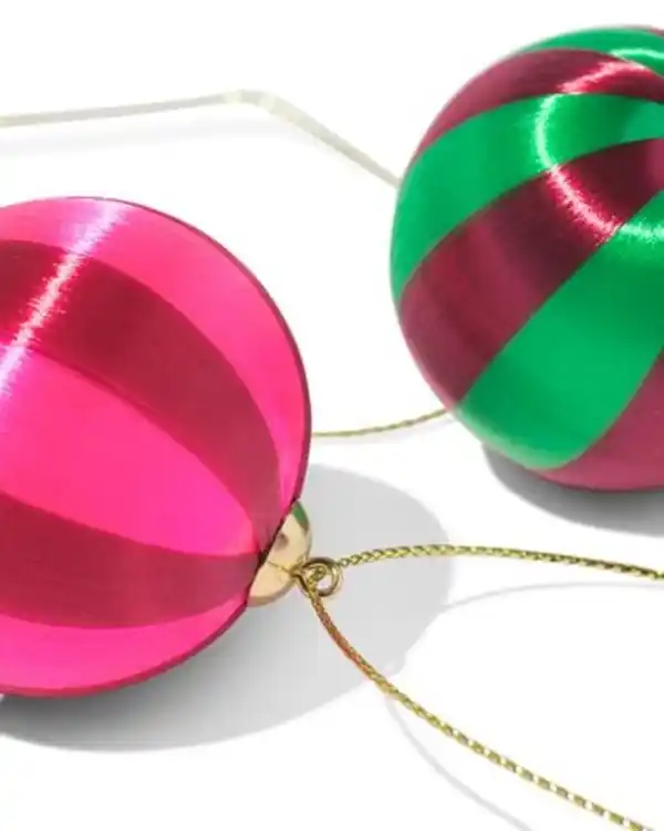 Bild 3 von Christbaumkugeln, Set, 4,4 cm, Satin – 6 Stück