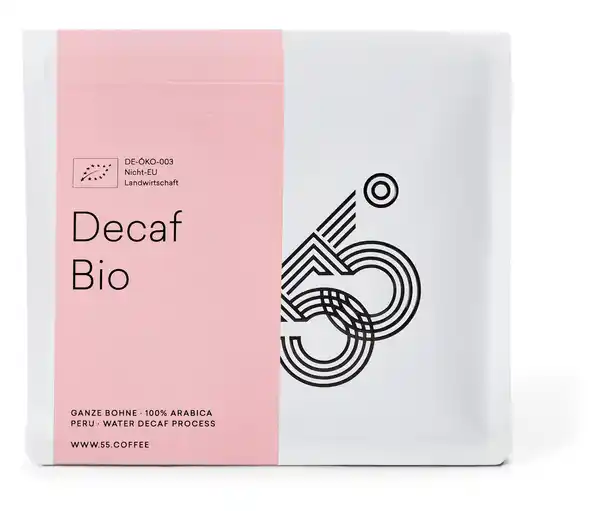 Bild 1 von 55 Degrees – Decaf Omni Roast Bio, entkoffeiniert - 250 g Ganze Bohne
