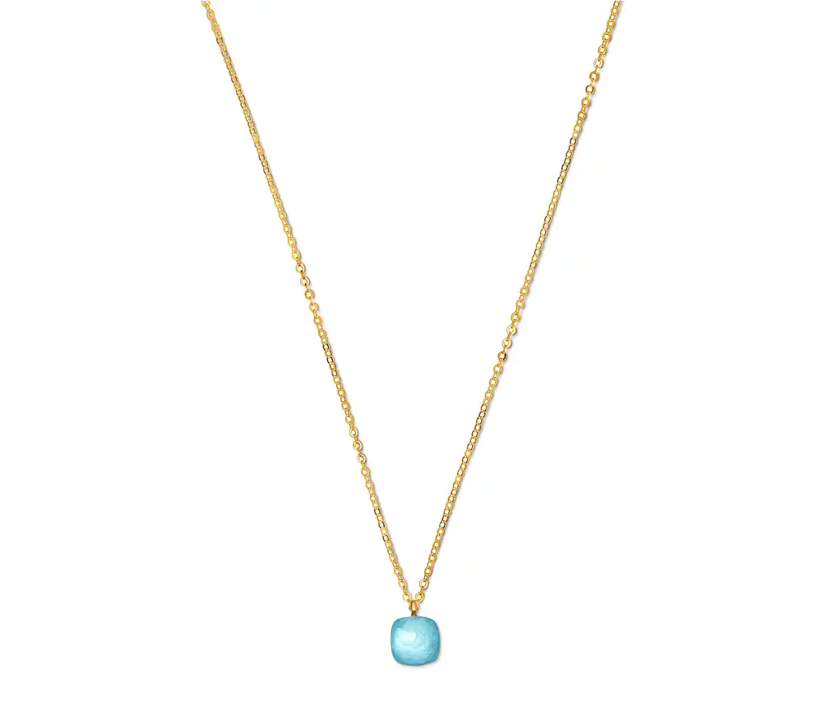 Bild 1 von 375 Gold Kette Topaz »Swiss Blue«