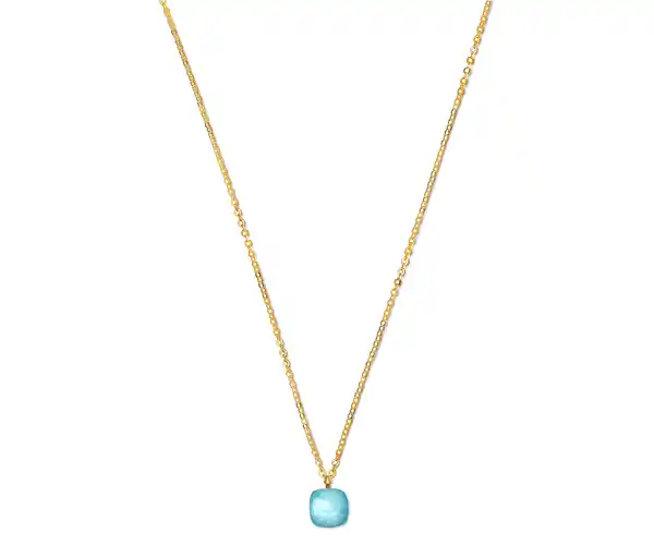 Bild 1 von 375 Gold Kette Topaz »Swiss Blue«